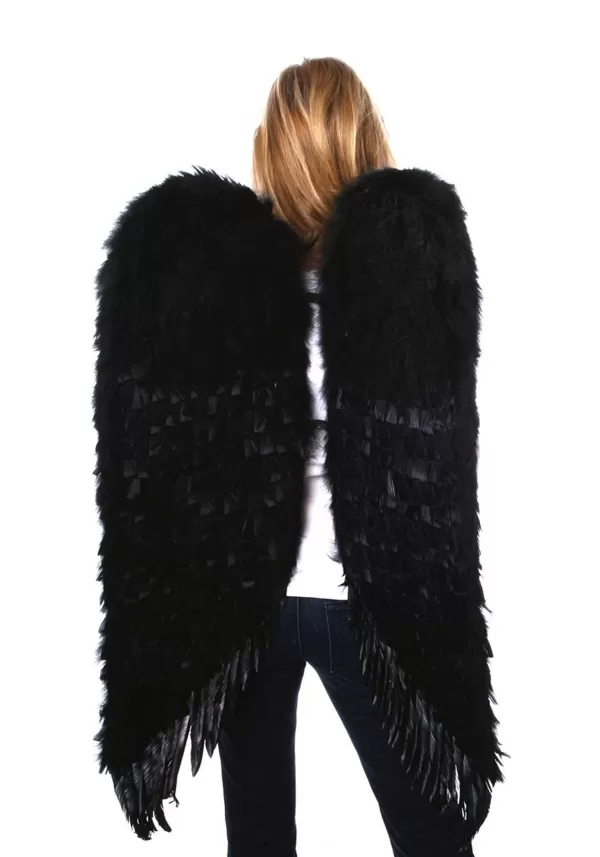 Best Large Black Feather Angel Wings Wings