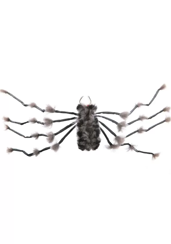 Flash Sale Large Hairy Gray Spider Halloween Decoration Outdoor Decorations