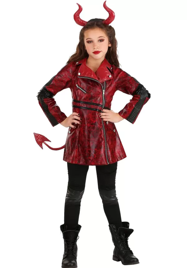 Online Leather Girls Devil Costume Girl Costumes