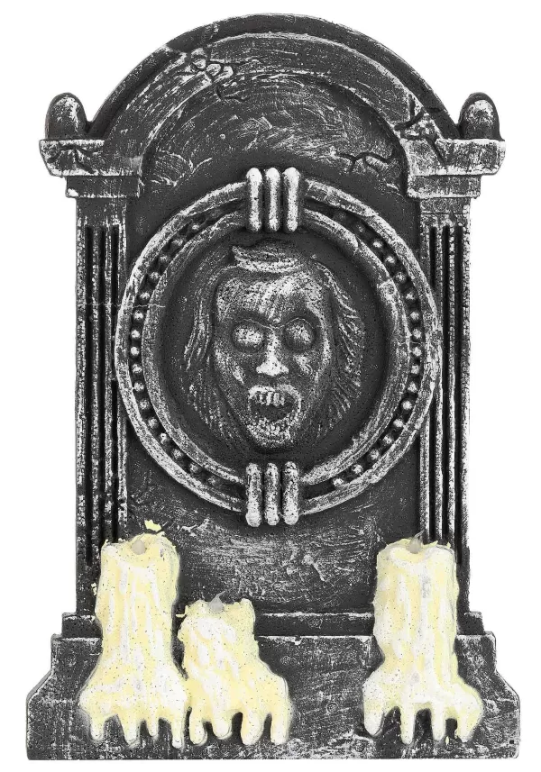 Flash Sale Light Up 22 Inch Candle Tombstone Decoration Outdoor Decorations