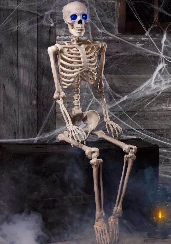 Hot Light Up 60 Inch Skeleton Halloween Decoration Halloween Props