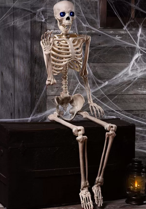 Hot Light Up 60 Inch Skeleton Halloween Decoration Halloween Props