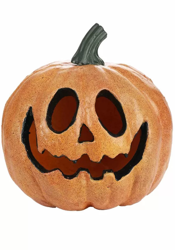 Cheap Light Up Happy Pumpkin With Red Lights Decoration Indoor Decorations