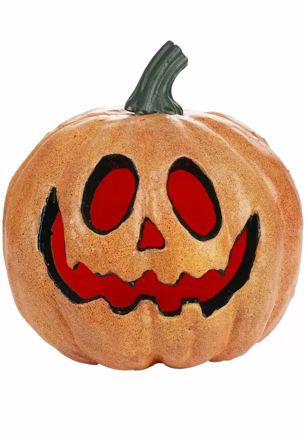 Cheap Light Up Happy Pumpkin With Red Lights Decoration Indoor Decorations