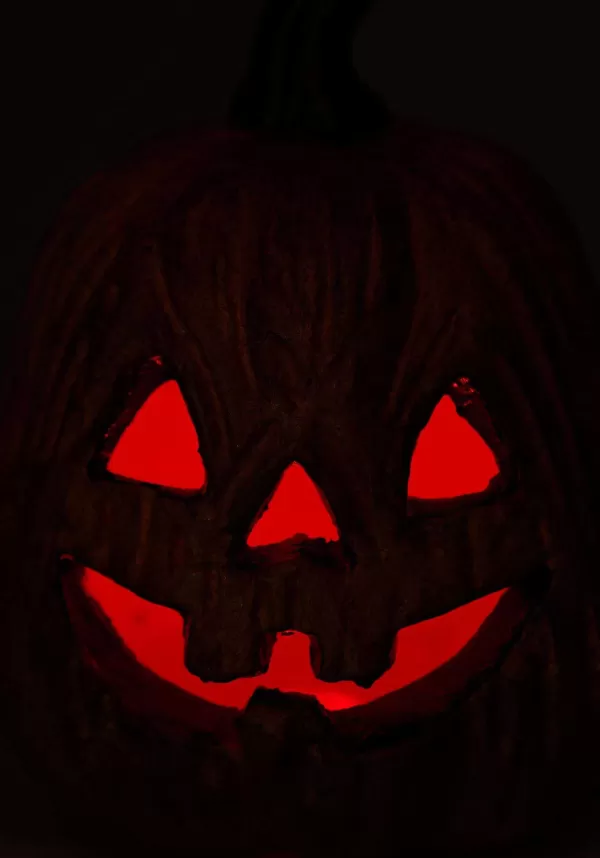 Clearance Light Up Jack 'O Lantern With Red Lights Decoration Indoor Decorations