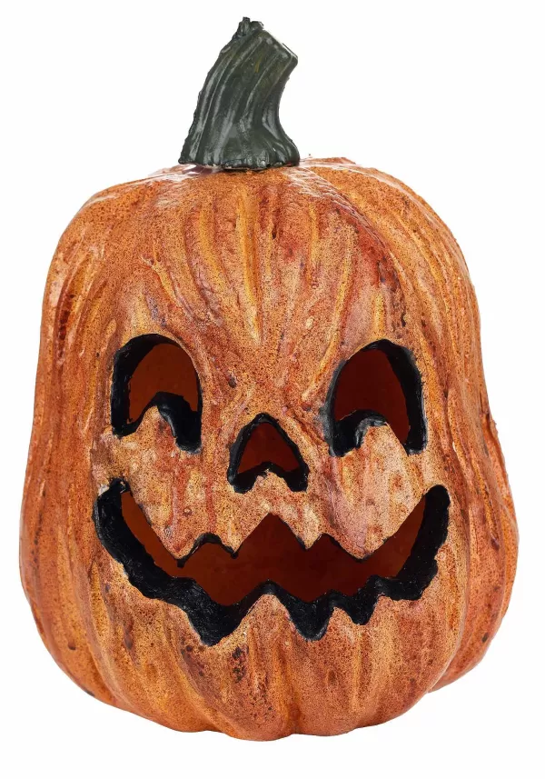 Hot Light Up Scary Pumpkin With Red Lights Decoration Indoor Decorations