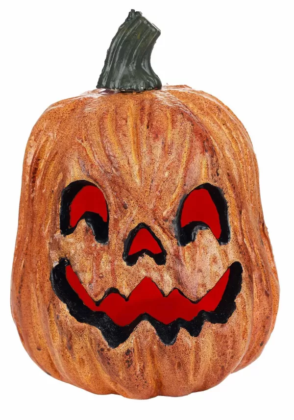 Hot Light Up Scary Pumpkin With Red Lights Decoration Indoor Decorations