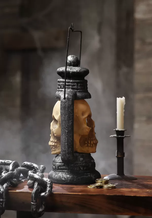 Discount Light Up Skull Lantern Halloween Decoration Halloween Lights