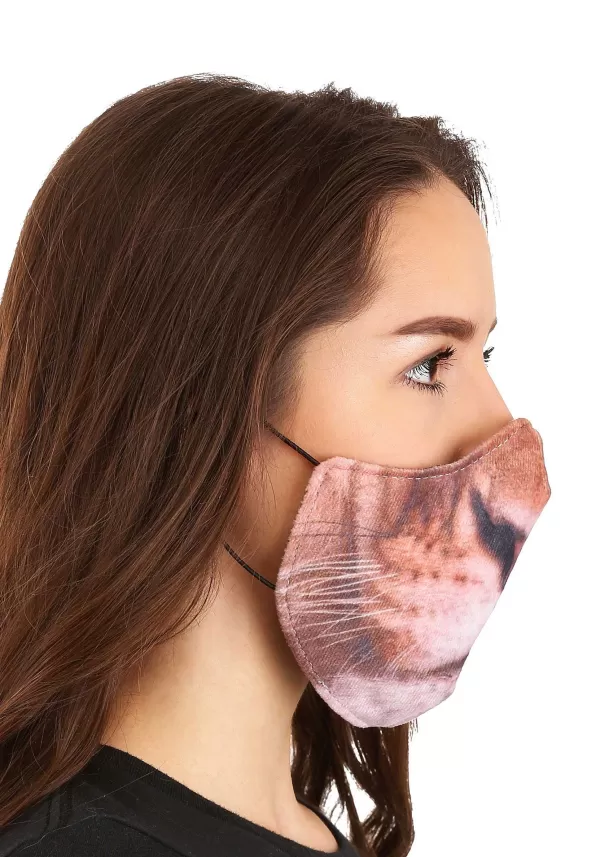 Online Lion Sublimated Face Mask For Adults Face Masks