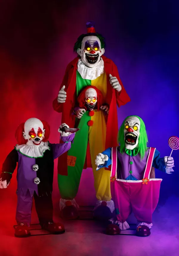 Outlet Little Killer Clown Animatronic Halloween Decoration Animatronics