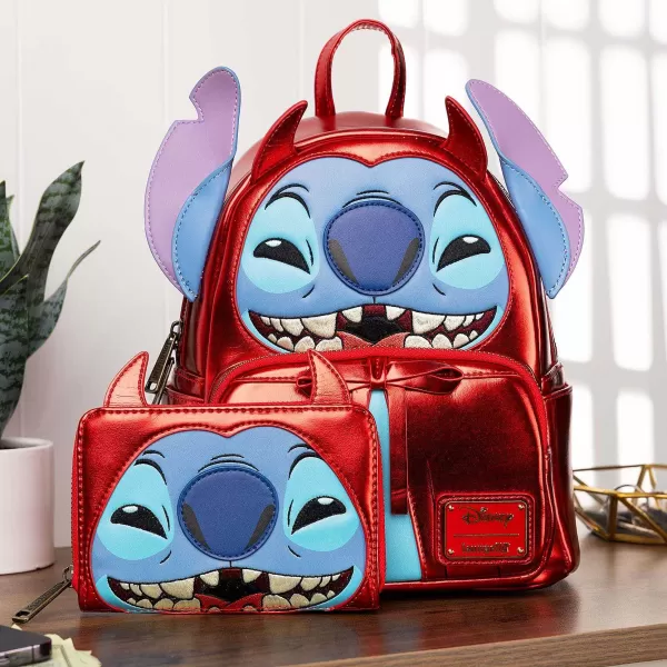 Sale Disney Stitch Devil Cosplay Mini Backpack Backpacks