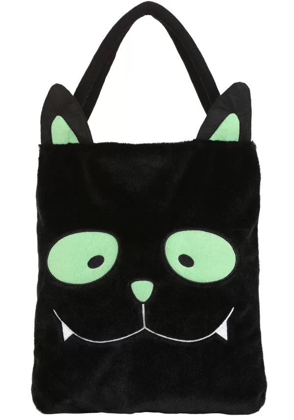 Outlet Lucky Black Cat Candy Bag Trick Or Treat Bags / Pails