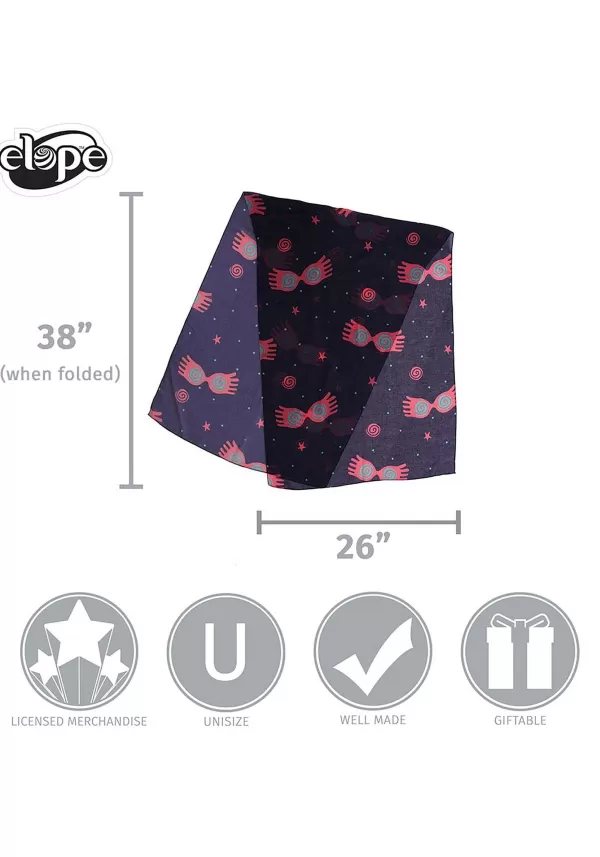 Hot Luna Lovegood Spectrespecs Purple Lightweight Scarf Accessory Kits