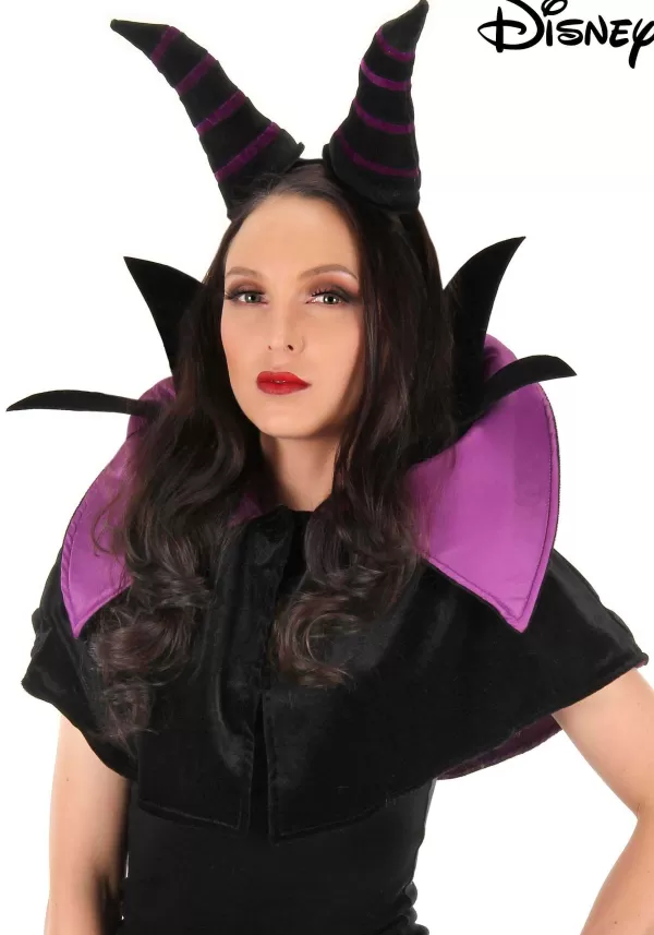 New Maleficent Adult Headband And Collar Set Accessory Kits