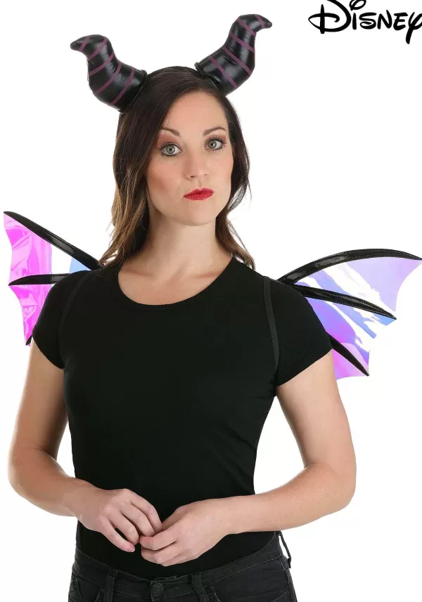 Best Sale Maleficent Dragon Horns Headband & Wings Accessory Kit Accessory Kits