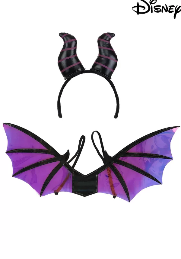 Best Sale Maleficent Dragon Horns Headband & Wings Accessory Kit Accessory Kits