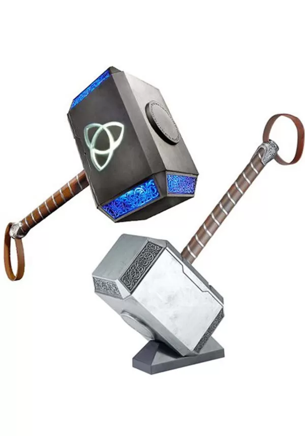 Flash Sale Marvel Legends Thor Mjolnir Hammer Electronic Prop Toy Weapons