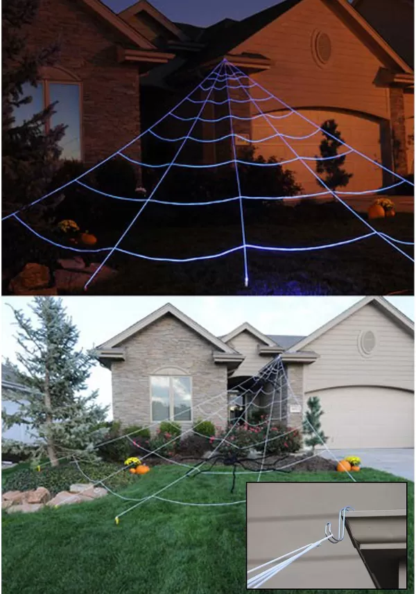 Shop Mega Spider Web Outdoor Decorations