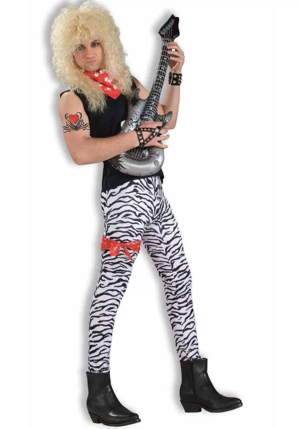 New Men'S 80S Zebra Pants Leggings