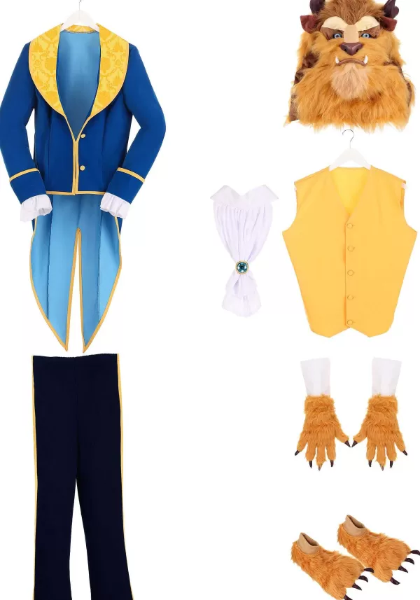 New Men'S Beast Costume From Disney'S Beauty And The Beast Men'S Costumes
