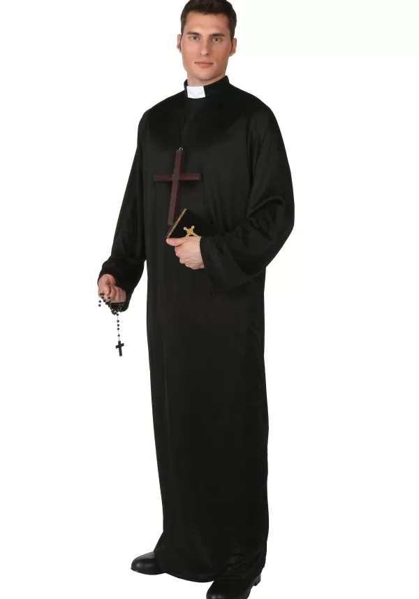 Outlet Men'S Plus Size Pious Priest Costume Men'S Costumes