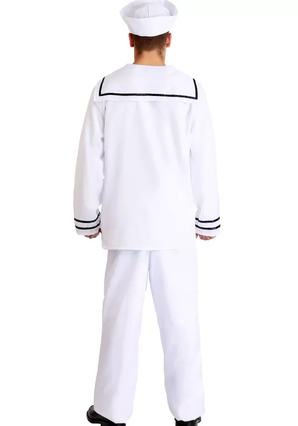 Shop Men'S White Sailor Costume Men'S Costumes