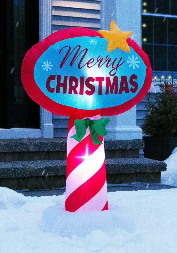 Cheap Merry Christmas Inflatable Holiday Sign Decoration Christmas Decorations
