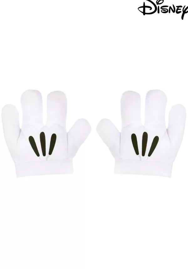 Cheap Mickey Mouse White Costume Gloves For Kids Gloves