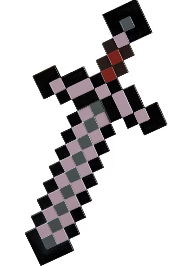 Fashion Minecraft Netherite Sword Accessory Toy Weapons