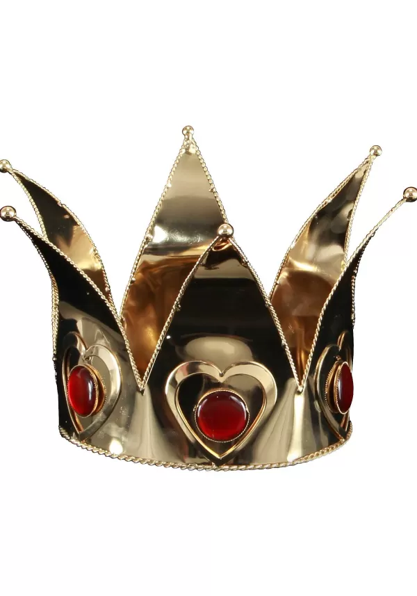 Sale Mini Queen Of Hearts Costume Crown For Adults Hats