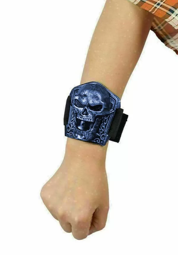 New Motion Activated Sonic Wave Wizard Gauntlet Costume Jewelry