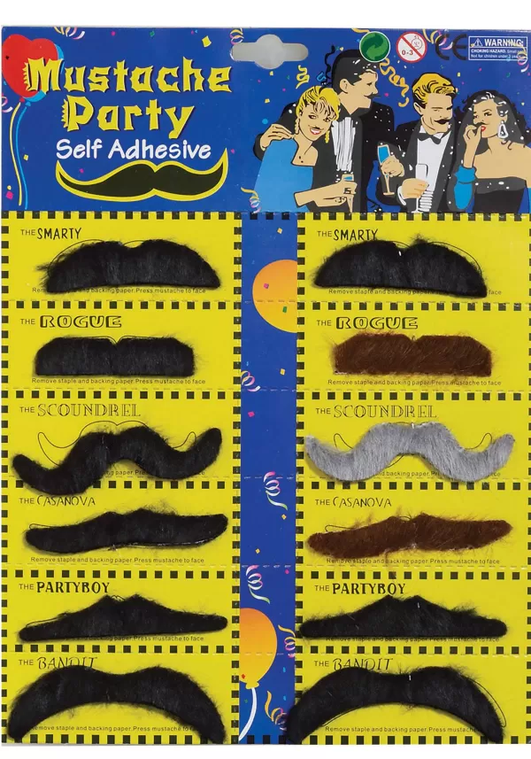 Discount Mustache Facial Hair Pack Mustaches / Beards
