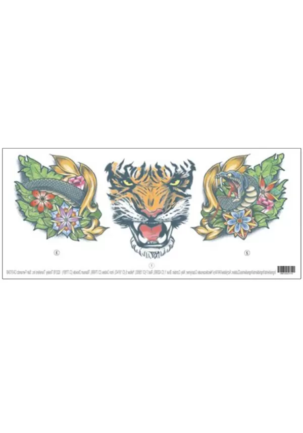 Best Sale Neck Tiger Tattoo Makeup