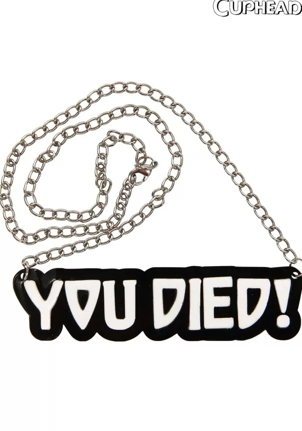 Online Necklace You Died! Necklace Costume Jewelry