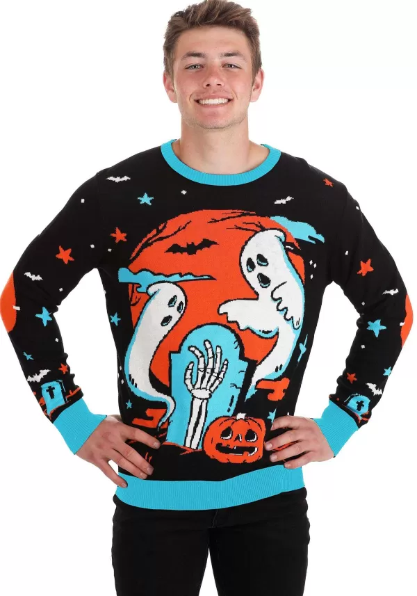 Clearance Neon Halloween Sweater For Adults Halloween Clothes