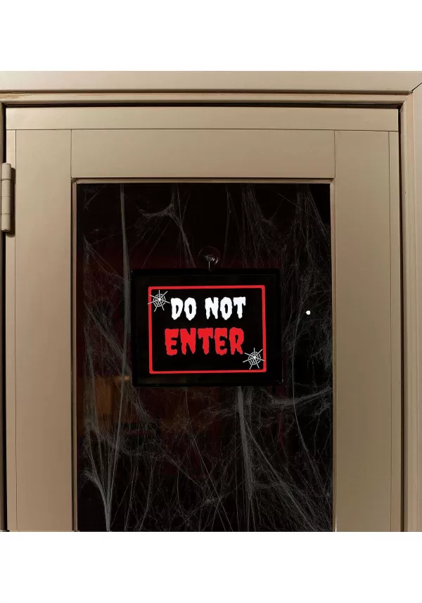 Hot Neon Light Do Not Enter 11" Sign Door Decorations