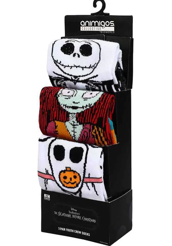 Discount Nightmare Before Christmas 3 Pair Character Socks For Kids Halloween Clothes