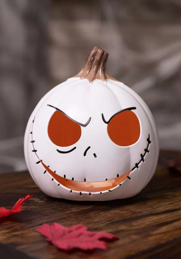 Fashion Nightmare Before Christmas Jack Skellington 6" Light Up Pumpkin Decoration Indoor Decorations