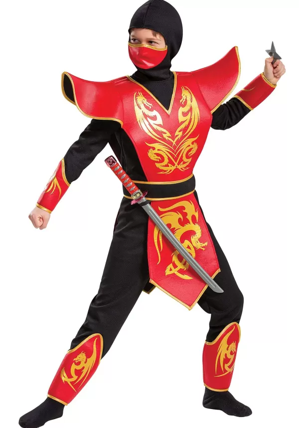 Clearance Ninja Prestige Costume For Kids Boy Costumes