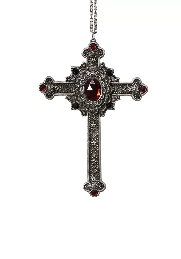 New Nun Gothic Cross Necklace Costume Jewelry