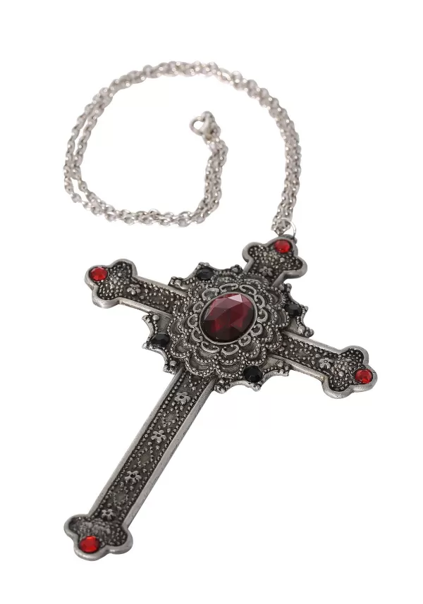New Nun Gothic Cross Necklace Costume Jewelry