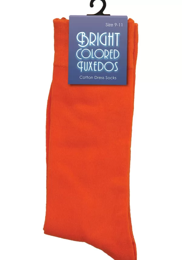 Fashion Orange Dress Socks Socks / Slippers