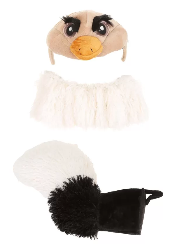 Hot Ostrich Soft Headband, Collar, And Tail Accessory Kit Accessory Kits