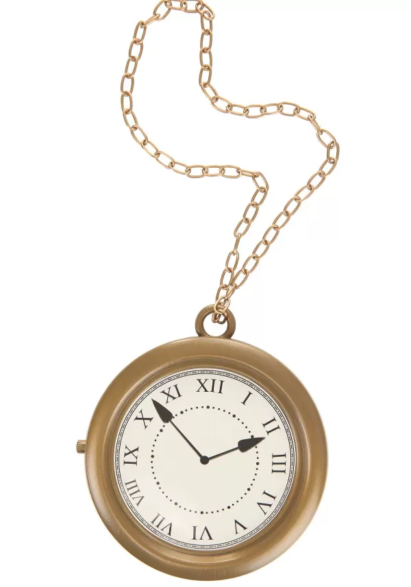 Sale Oversized Clock Costume Necklace Costume Jewelry