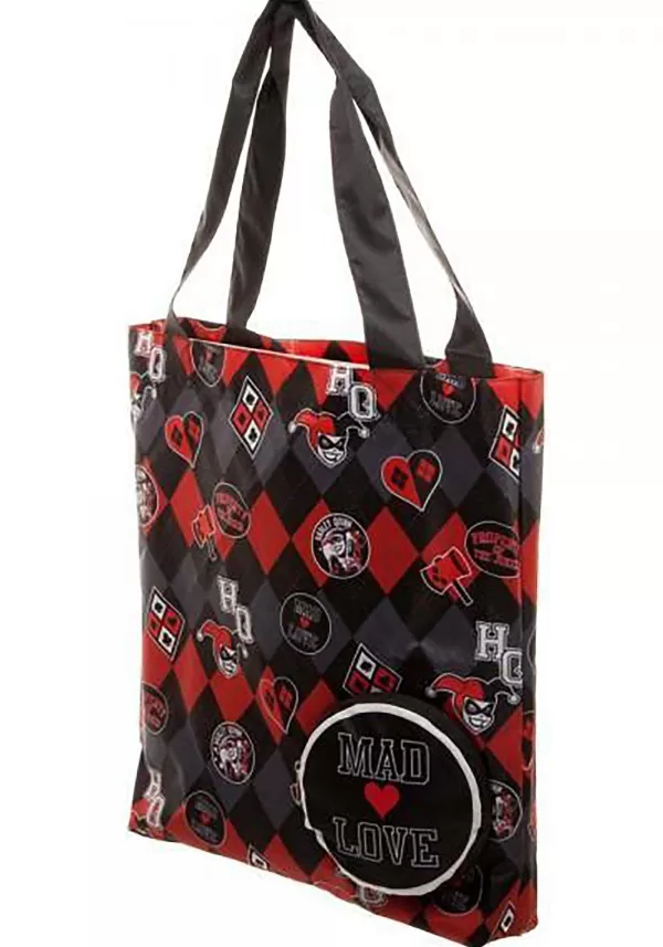 Store Packable Harley Quinn Tote Purses