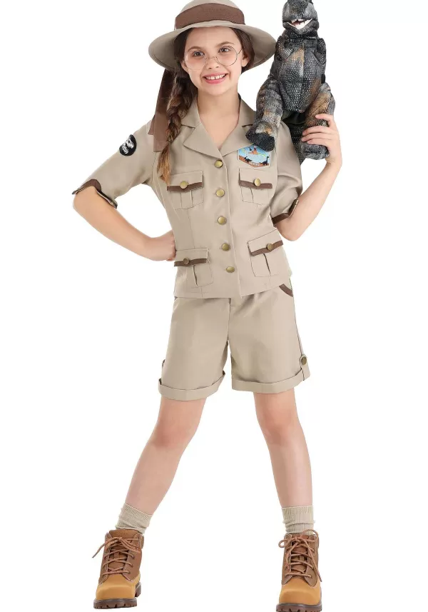 Clearance Paleontologist Kid'S Costume Girl Costumes