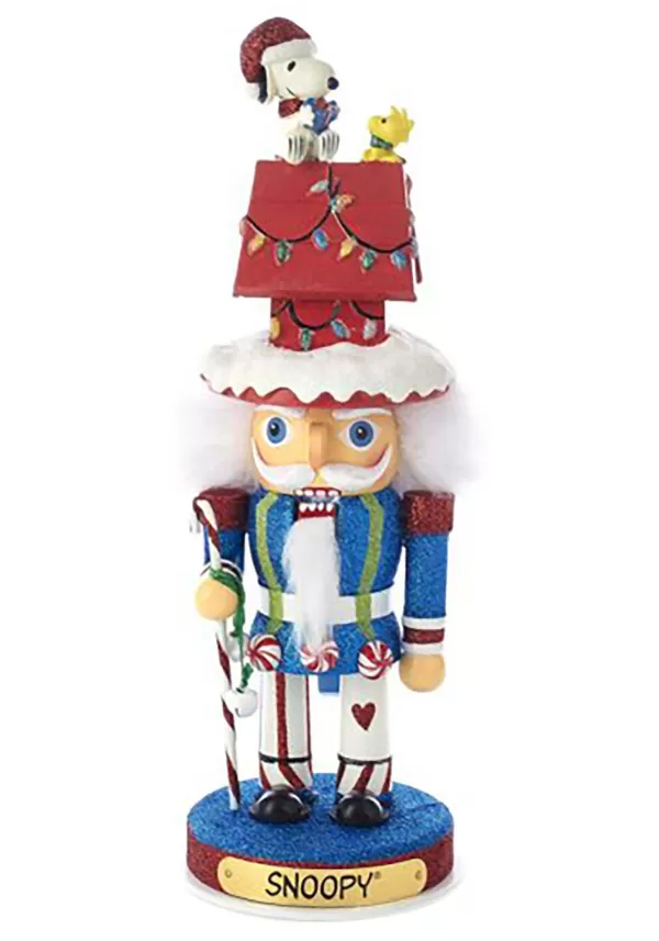 New Peanuts Hollywood Snoopy And Dog House Nutcracker Christmas Decorations