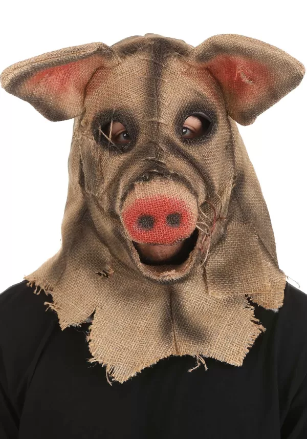 Hot Pig Scarecrow Mouth Mover Mask Masks
