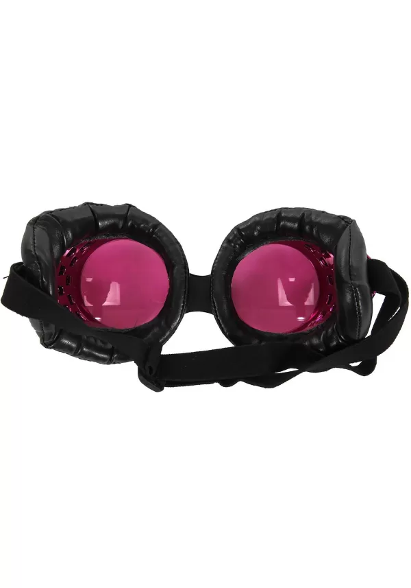 Online Pink & Black | Radioactive Aviator Goggles Glasses / Sunglasses