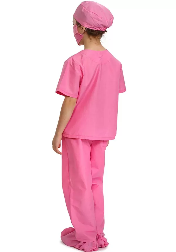 Outlet Pink Doctor Scrubs For Girls Toddler Costumes